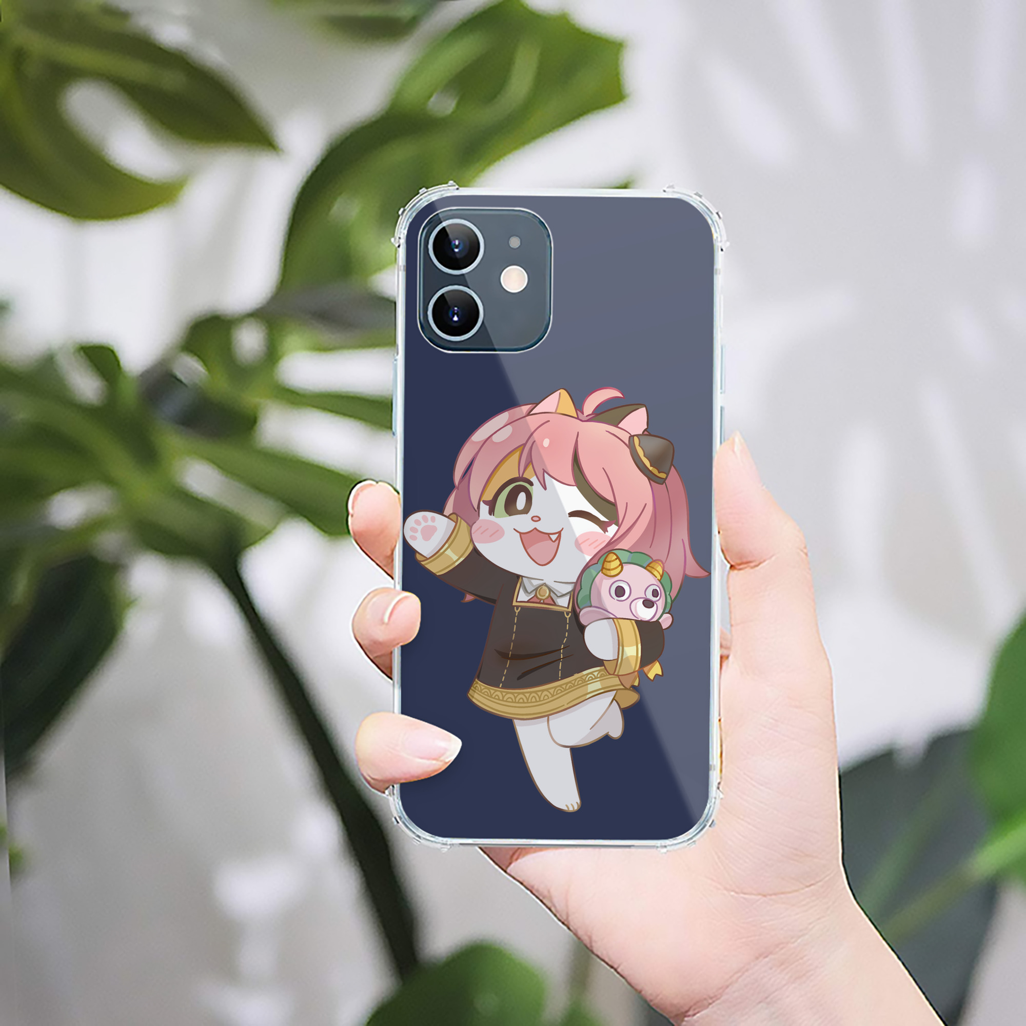 （画像用） SPY×FAMILY间谍家家酒 【iPhone 12シリーズ対応】透明スマホケース（クリアソフトケース）